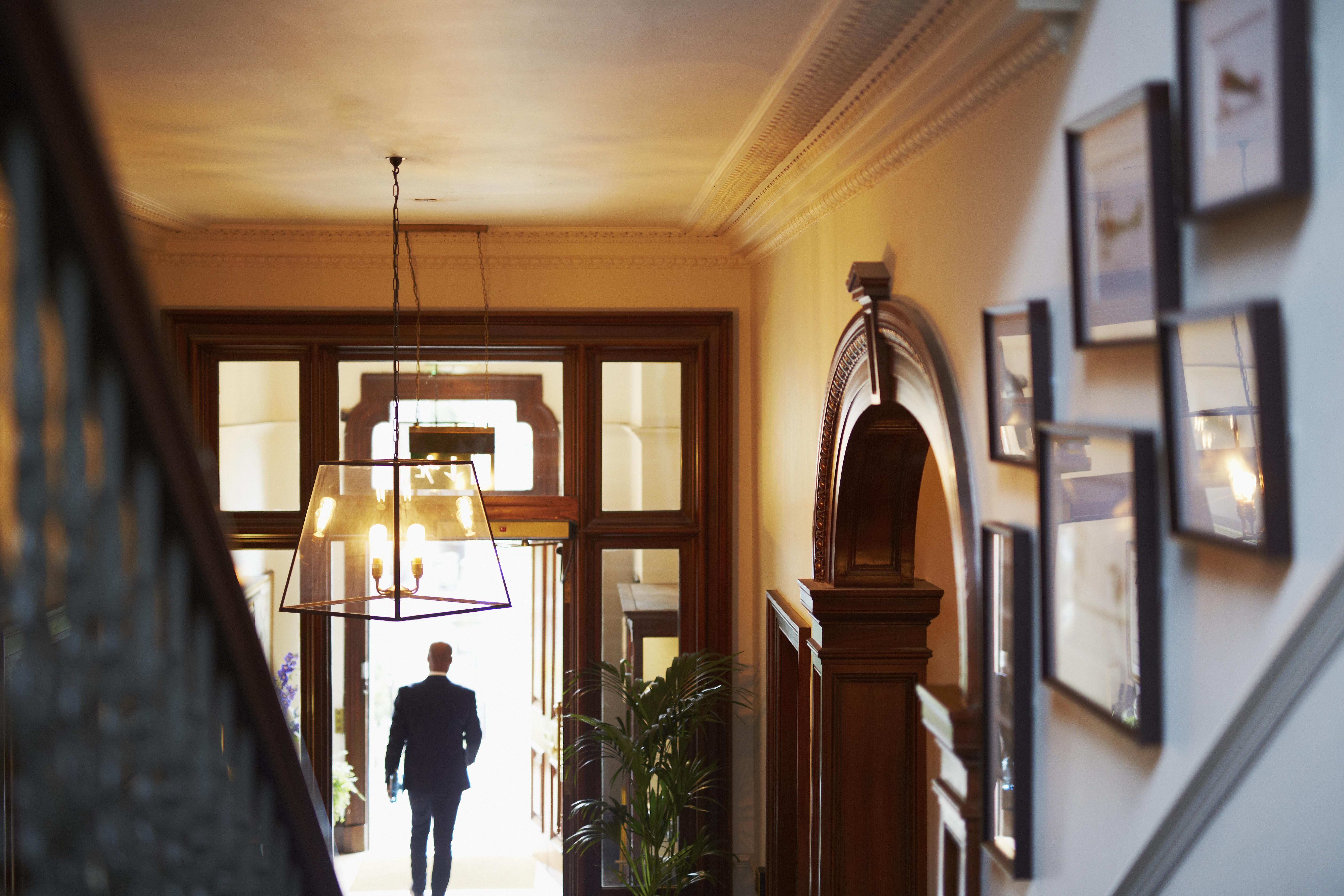 เดอะ ดันสเตน เฮาส์ Hotel เอดินบะระ ภายนอก รูปภาพ Entrance to the hotel